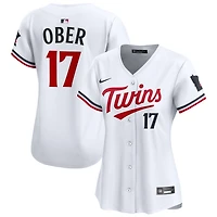 Bailey Ober Women's Nike  White Minnesota Twins Home Limited Custom Jersey