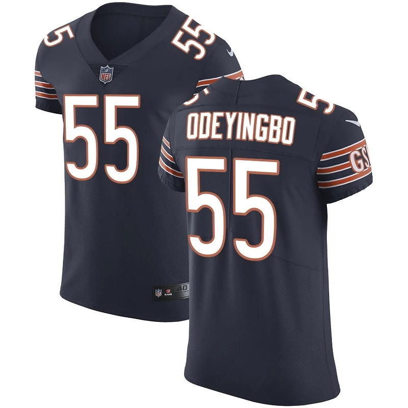 Dayo Odeyingbo Men's Nike Navy Chicago Bears Vapor Untouchable Custom Elite Jersey