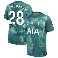 Wilson Odobert Men's Nike  Green Tottenham Hotspur 2024/25 Third Authentic Custom Jersey