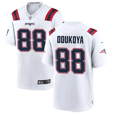Thomas Odukoya Men's Nike White New England Patriots Custom Game Jersey