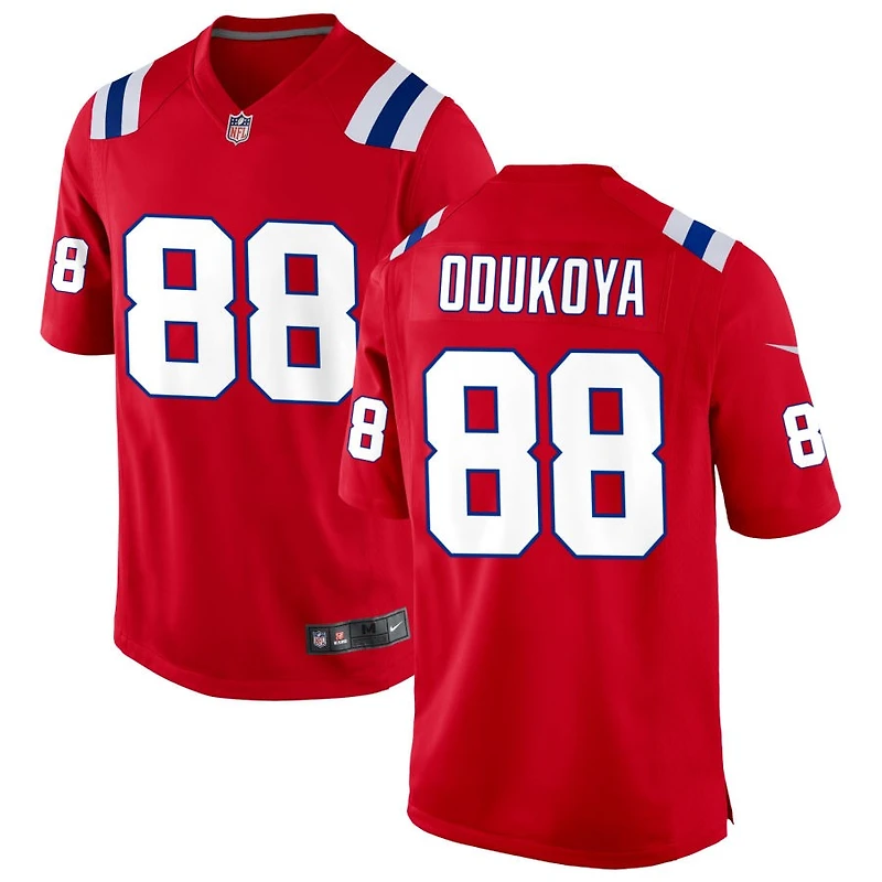 Thomas Odukoya Men's Nike Red New England Patriots Alternate Custom Jersey