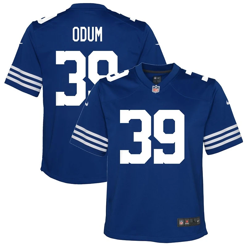 George Odum Youth Nike Royal Indianapolis Colts Alternate Custom Game Jersey