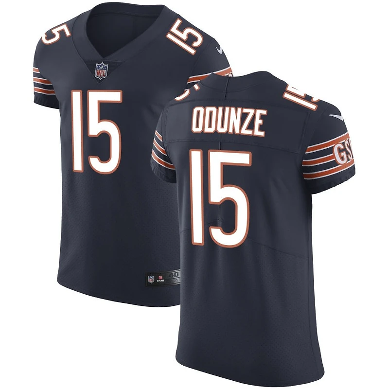 Rome Odunze Men's Nike Navy Chicago Bears Vapor Untouchable Custom Elite Jersey