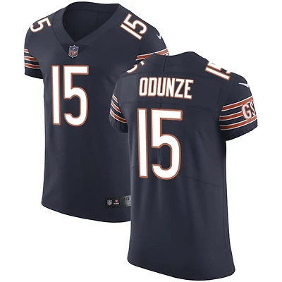 Rome Odunze Men's Nike Navy Chicago Bears Vapor Untouchable Custom Elite Jersey