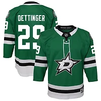 Jake Oettinger Youth Green Dallas Stars Home Custom Premier Jersey