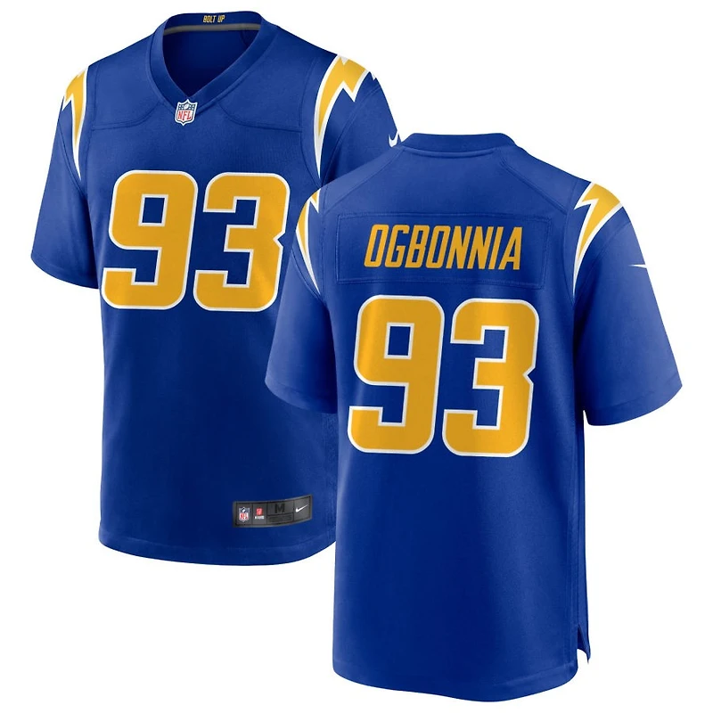 Otito Ogbonnia Men's Nike Royal Los Angeles Chargers Alternate Custom Game Jersey