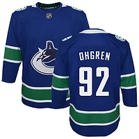 Liam Ohgren Youth Blue Vancouver Canucks Premier Custom Jersey