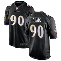 David Ojabo Men's Nike Black Baltimore Ravens Alternate Custom Game Jersey