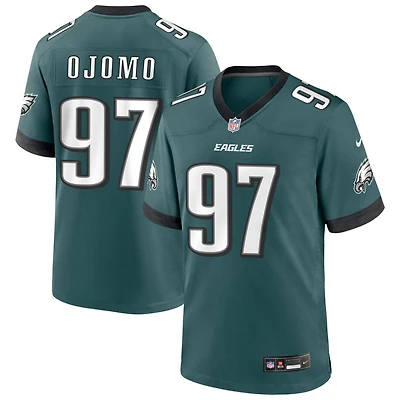 Moro Ojomo Men's Nike Midnight Green Philadelphia Eagles Custom Game Jersey