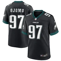 Moro Ojomo Men's Nike Black Philadelphia Eagles Alternate Custom Game Jersey