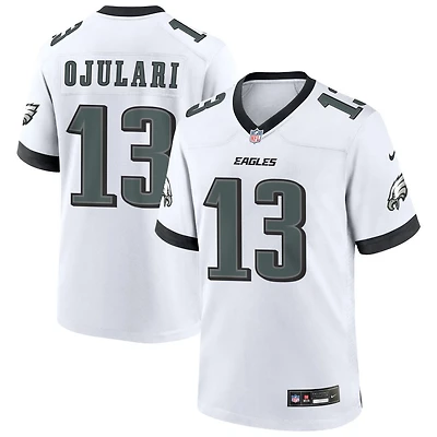 Azeez Ojulari Men's Nike White Philadelphia Eagles Custom Game Jersey