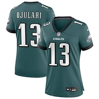 Azeez Ojulari Women's Nike Midnight Green Philadelphia Eagles Custom Game Jersey