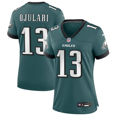 Azeez Ojulari Women's Nike Midnight Green Philadelphia Eagles Custom Game Jersey