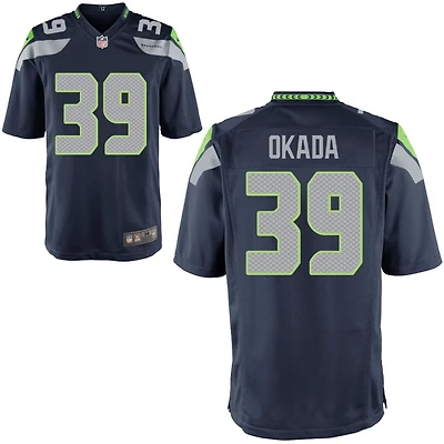 Ty Okada Youth Nike College Navy Seattle Seahawks Custom Game Jersey