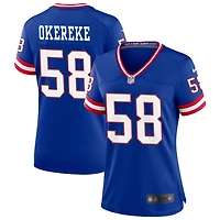 Bobby Okereke Women's Nike Royal New York Giants Classic Custom Game Jersey