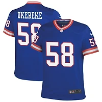 Bobby Okereke Youth Nike Royal New York Giants Classic Custom Game Jersey