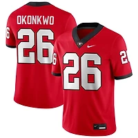 Daniel Okonkwo Men's Nike Red Georgia Bulldogs NIL Pick-A-Player Game Jersey