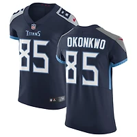 Chig Okonkwo Men's Nike Navy Tennessee Titans Vapor Untouchable Custom Elite Jersey