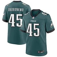 Ogbo Okoronkwo Men's Nike Midnight Green Philadelphia Eagles Custom Game Jersey