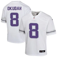 Jeff Okudah Youth Nike White Minnesota Vikings Alternate Custom Game Jersey