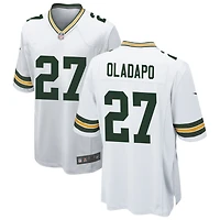Kitan Oladapo Men's Nike White Green Bay Packers Custom Game Jersey