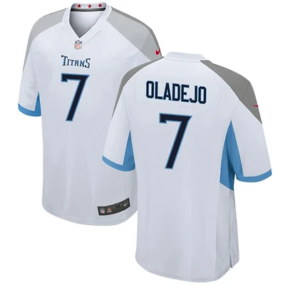 Oluwafemi Oladejo Men's Nike White Tennessee Titans Custom Game Jersey