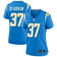 Jordan Oladokun Women's Nike Powder Blue Los Angeles Chargers Custom Game Jersey