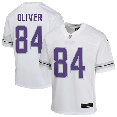 Josh Oliver Youth Nike White Minnesota Vikings Alternate Custom Game Jersey