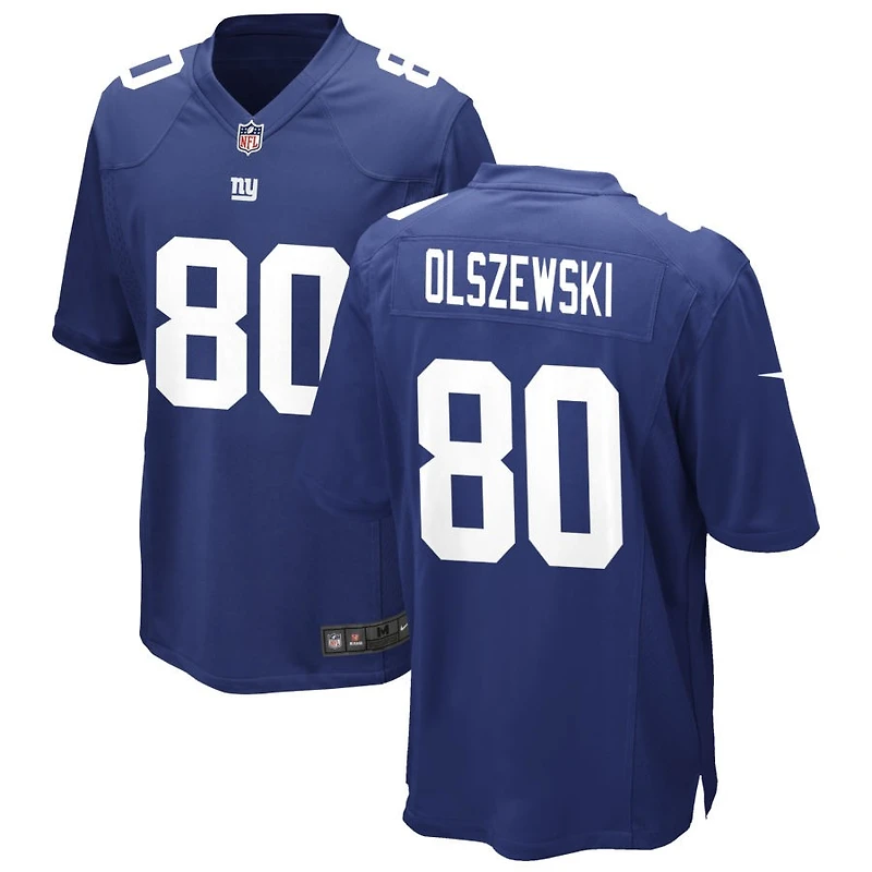 Gunner Olszewski Men's Nike Royal New York Giants Custom Game Jersey