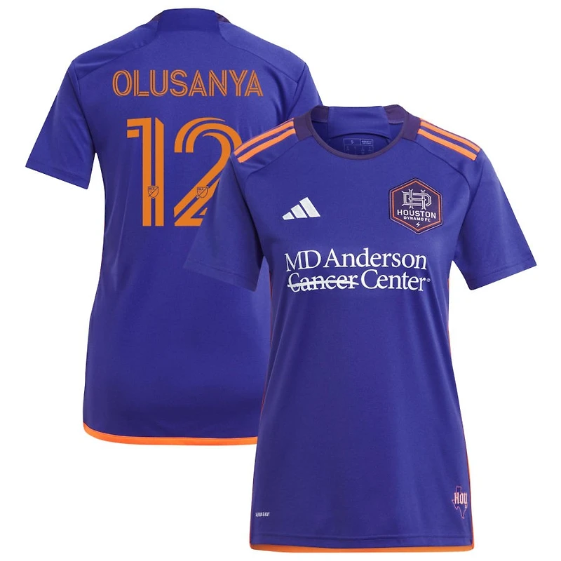 Toyosi Olusanya Men's adidas Purple Houston Dynamo FC 2024 Still Holdin' Replica Custom Jersey