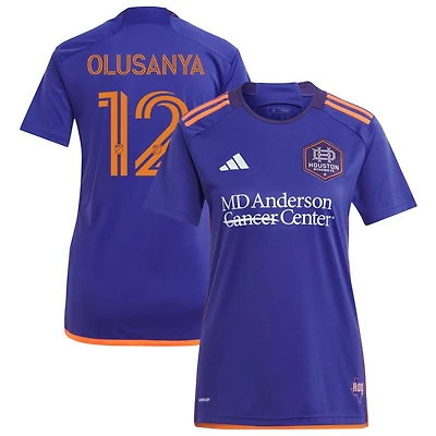 Toyosi Olusanya Men's adidas Purple Houston Dynamo FC 2024 Still Holdin' Replica Custom Jersey