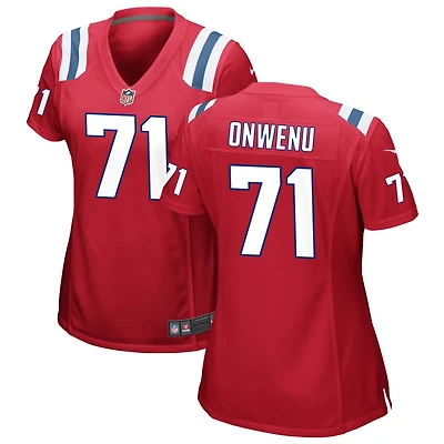 Mike Onwenu Women's Nike Red New England Patriots Alternate Custom Jersey