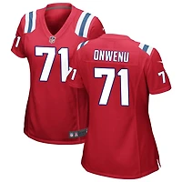 Mike Onwenu Women's Nike Red New England Patriots Alternate Custom Jersey