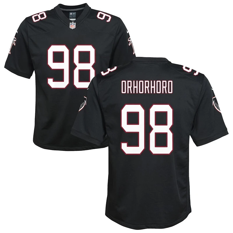 Ruke Orhorhoro Youth Nike Black Atlanta Falcons Throwback Custom Game Jersey