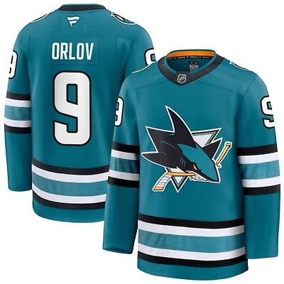 Dmitry Orlov Men's Fanatics Teal San Jose Sharks Home Premium Custom Jersey