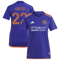 Pablo Ortiz Men's adidas  Purple Houston Dynamo FC 2024 Still Holdin' Replica Custom Jersey