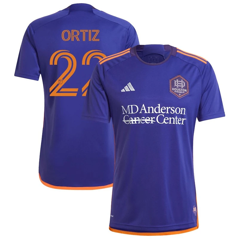 Pablo Ortiz Women's adidas Purple Houston Dynamo FC 2024 Still Holdin' Replica Custom Jersey
