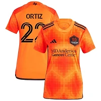 Pablo Ortiz Women's adidas Orange Houston Dynamo FC 2023 El Sol Replica Custom Jersey