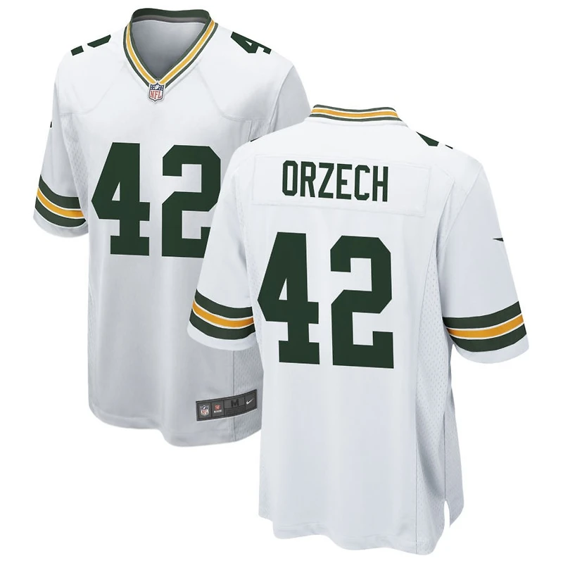 Matt Orzech Men's Nike White Green Bay Packers Custom Game Jersey