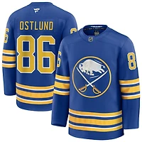 Noah Ostlund Men's Fanatics Royal Buffalo Sabres Home Premium Custom Jersey