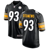 Esezi Otomewo Men's Nike Black Pittsburgh Steelers Custom Game Jersey