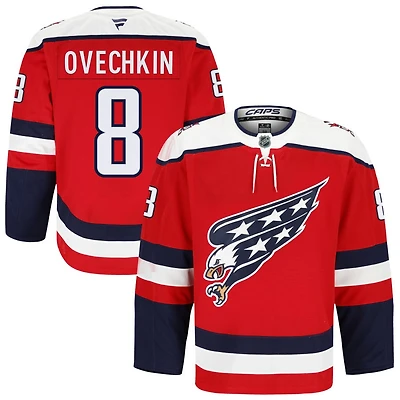 Alex Ovechkin Men's Fanatics Red Washington Capitals Alternate Authentic Pro Custom Jersey