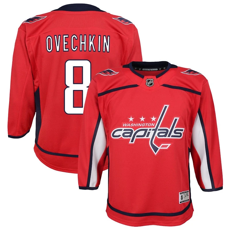 Alex Ovechkin Youth Red Washington Capitals Home Custom Premier Jersey