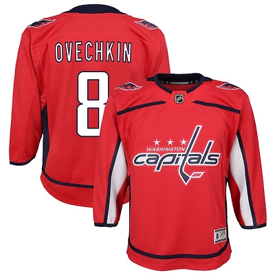 Alex Ovechkin Youth Red Washington Capitals Home Custom Premier Jersey