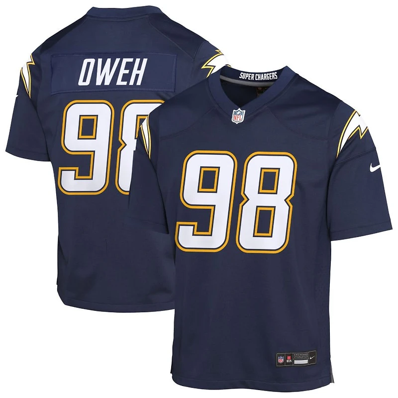Odafe Oweh Youth Nike Navy Los Angeles Chargers Alternate Super Chargers Game Custom Jersey