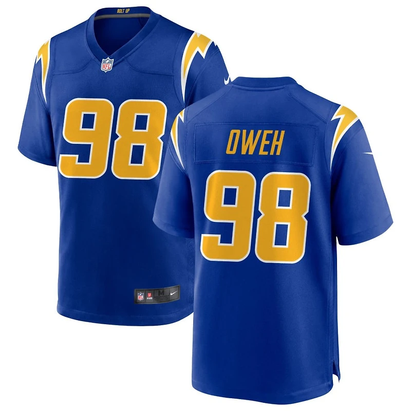 Odafe Oweh Men's Nike Royal Los Angeles Chargers Alternate Custom Game Jersey