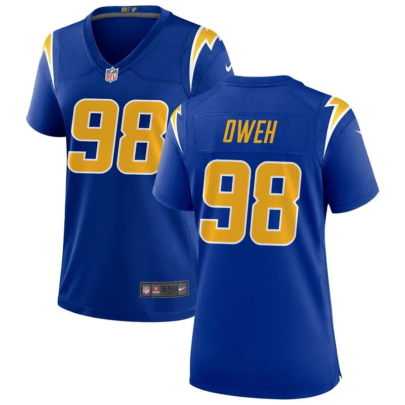 Odafe Oweh Women's Nike Royal Los Angeles Chargers Alternate Custom Game Jersey