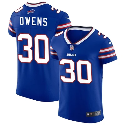 Wande Owens Men's Nike Royal Buffalo Bills Vapor Elite Custom Jersey
