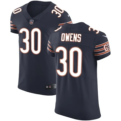Gervarrius Owens Men's Nike Navy Chicago Bears Vapor Untouchable Custom Elite Jersey