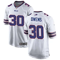 Wande Owens Men's Nike White Buffalo Bills Custom Game Jersey